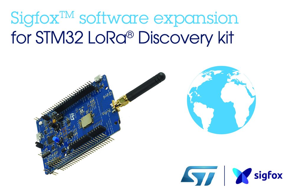 STMicroelectronics’ Sigfox™ Embedded Software for STM32 Microcontrollers Boosts Connectivity Choices for IoT-Device Developers